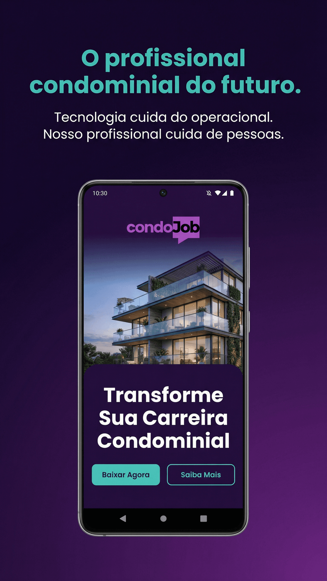 Tela principal CondoJob